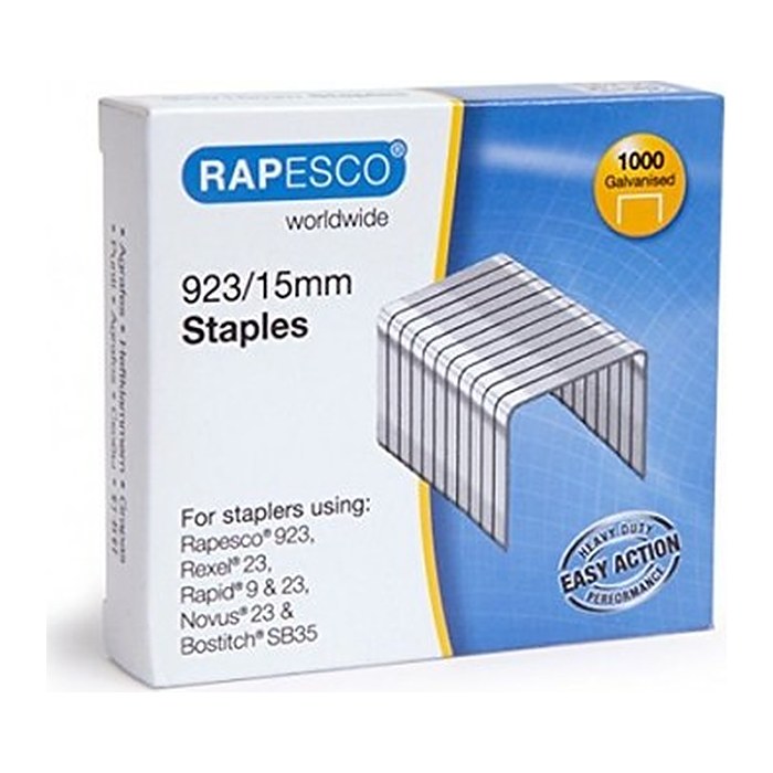RAPESCO® Heftklammern 923 23/15, 1.000 St.