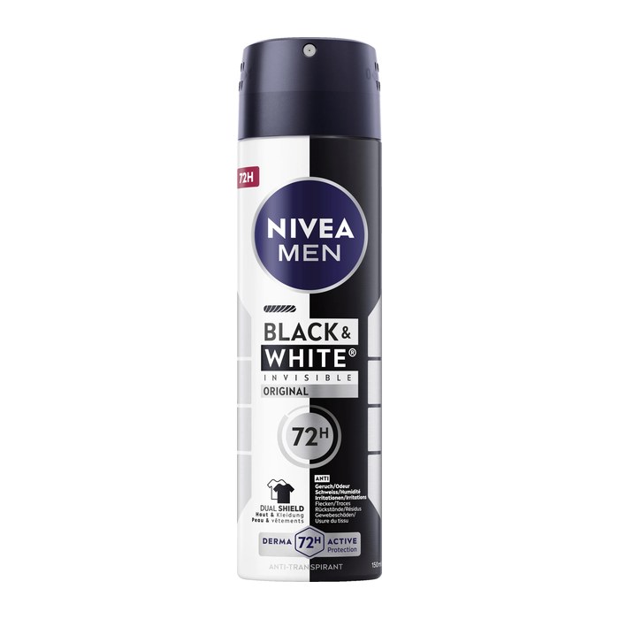 NIVEA MEN BLACK & WHITE INVISIBLE ORIGINAL Deo-Spray 150,0 ml