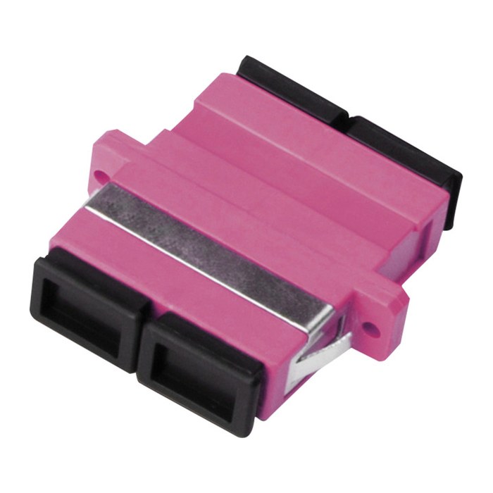 DIGITUS LWL Kupplung SC->SC Multimode Duplex OM4 violet