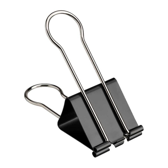 Gowi Foldbackklammer schwarz 6,0 cm, 1 St.