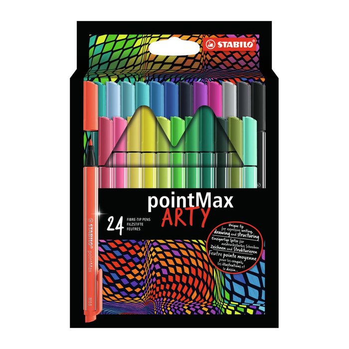 STABILO pointMax ARTY Filzstifte farbsortiert, 24 St.