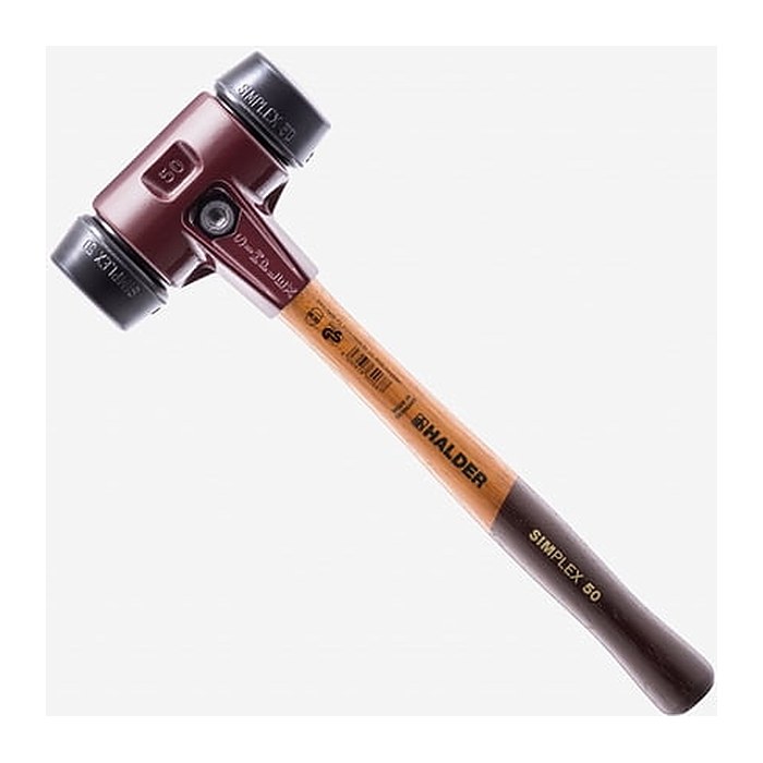 HALDER SIMPLEX Schonhammer Ø 40 mm Kopf: Gummi