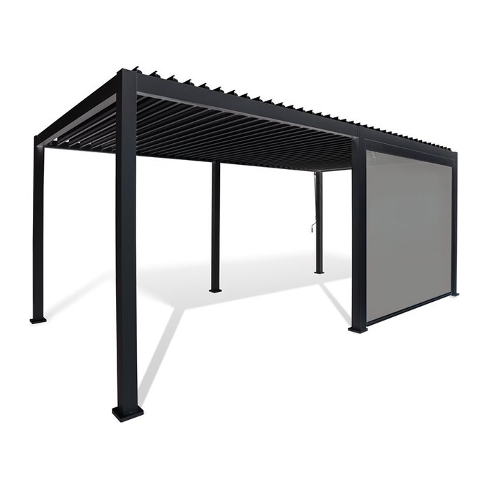 barths Seitenrollo für Terrassenüberdachung Cadiz anthrazit 265,0 x 240,0 cm
