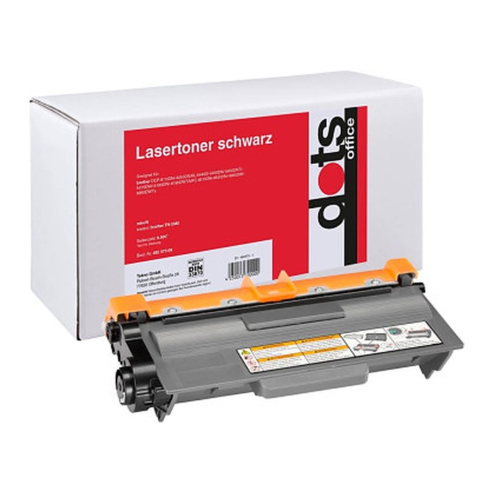 dots schwarz Toner kompatibel zu brother TN-3380