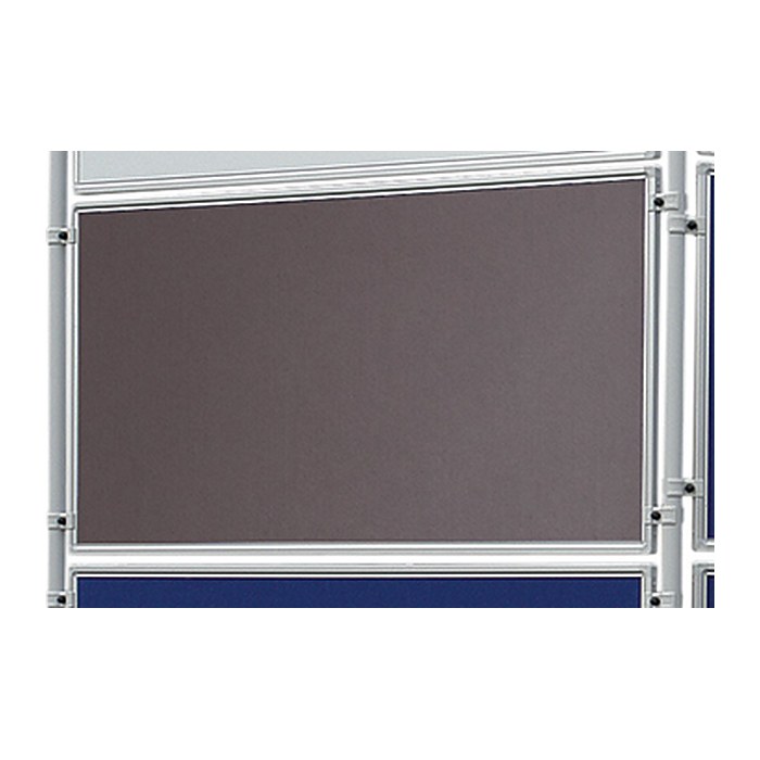 FRANKEN Trennwand ECO, doppelseitig, grau 120,0 x 60,0 cm, 1 St.