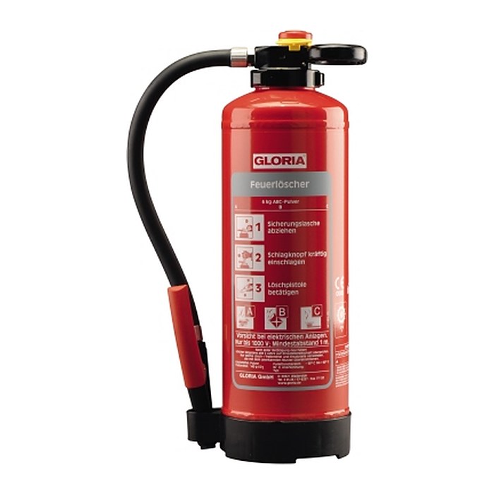 GLORIA P 6 Pro Feuerlöscher Pulver 6,0 kg