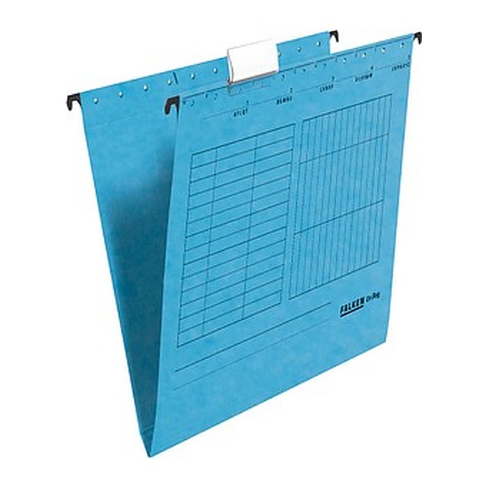 FALKEN Hängemappen UNIREG blau, 25 St.