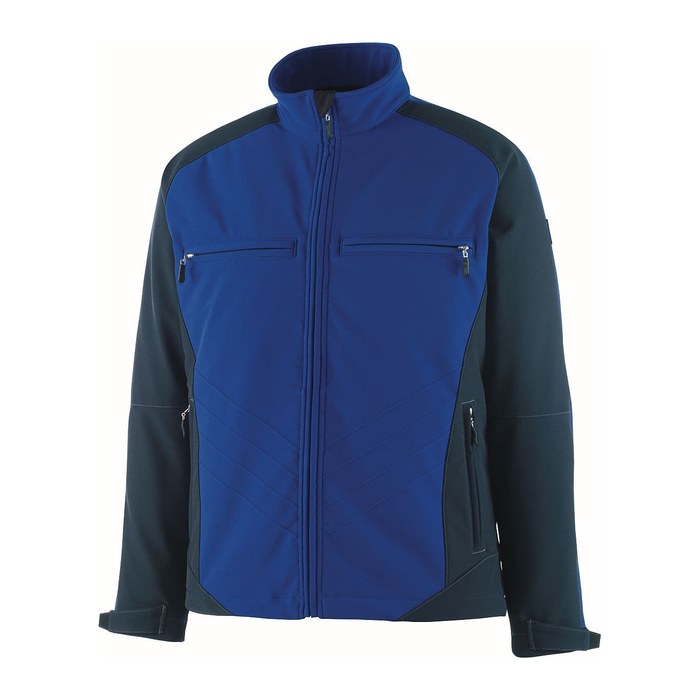 MASCOT® Herren Softshelljacke DRESDEN kornblau, schwarz Größe M