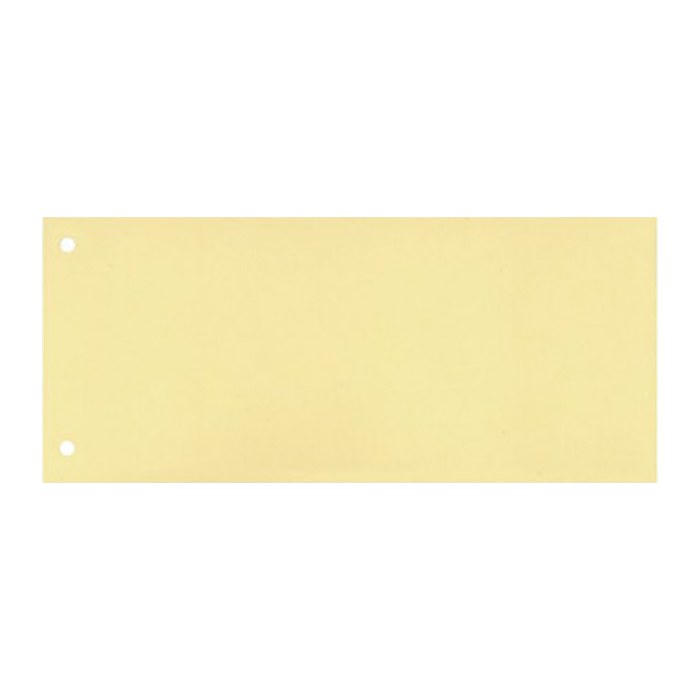 Wekre Trennstreifen gelb, 190 g/qm Karton 24,0 x 10,5 cm, 100 St.