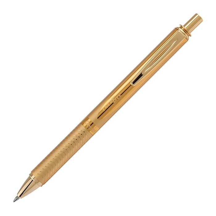 Pentel EnerGel BL407 Gelschreiber gold/silber 0,35 mm, Schreibfarbe: schwarz, 1 St.