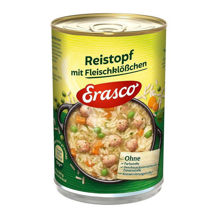 Erasco Reistopf mit Fleischklößchen 800,0 g, 1 St.