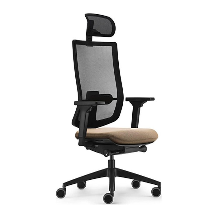 sedus Bürostuhl se:do pro light 2, AP-896/008 Stoff beige, Gestell schwarz