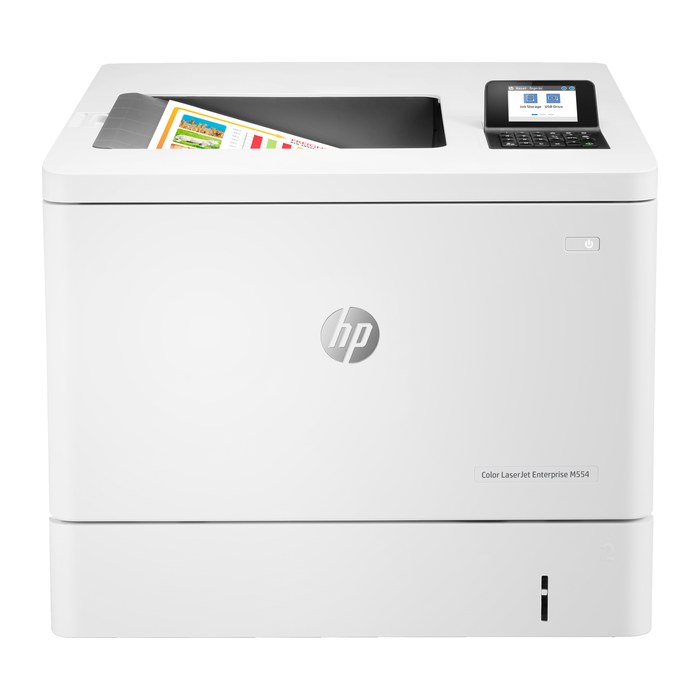 HP Color LaserJet Enterprise M554dn Farb-Laserdrucker weiß