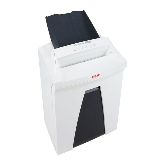 HSM SECURIO AF150 Aktenvernichter mit Partikelschnitt P-6, 0,78 x 11 mm, bis 150 Blatt, weiß