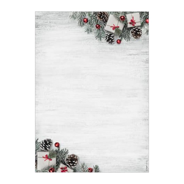 SIGEL Weihnachtsbriefpapier Skandinavian Christmas Motiv DIN A4 90 g/qm 100 Blatt