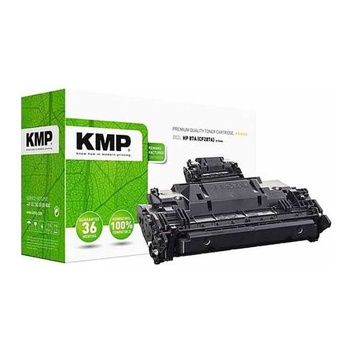 KMP H-T243A schwarz Toner kompatibel zu HP 87A (CF287A)
