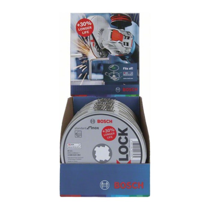 BOSCH Trennscheiben PRO Stainless Steel and Metal X-Lock, 10 St.