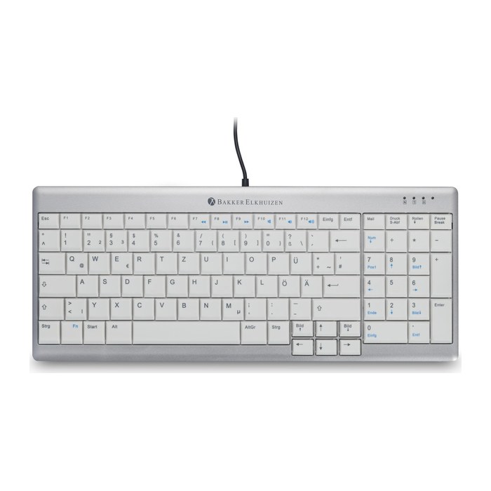 BakkerElkhuizen Tastatur Ultraboard 960 Standard Compact(CH) retail