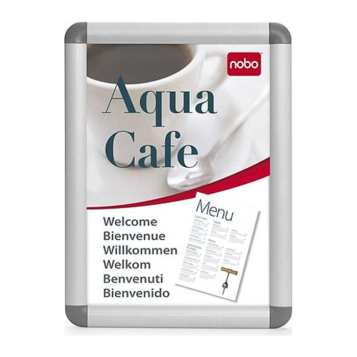 nobo Klapprahmen silber 33,9 x 46,3 cm, 1 St.