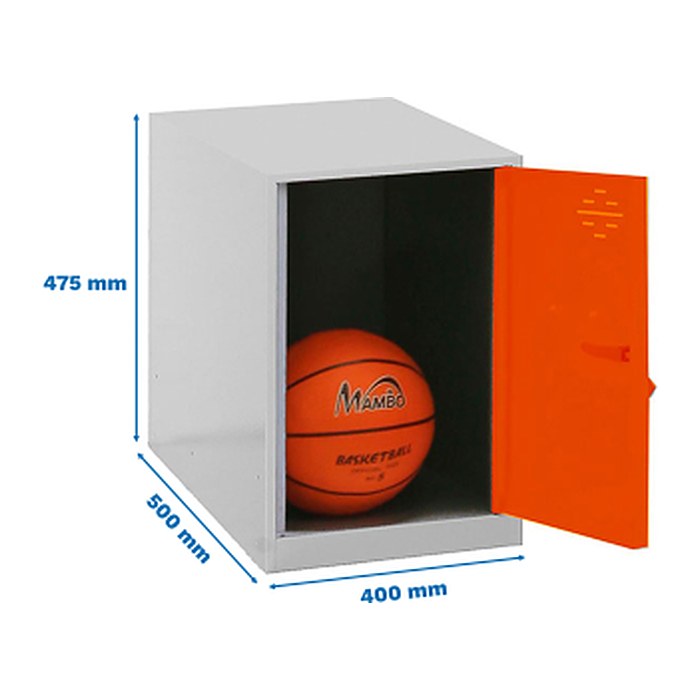 Simonrack Spind SIMONLOCKER DISM grau, orange 8425437117565, 1 Schließfach 40,0 x 50,0 x 47,5 cm