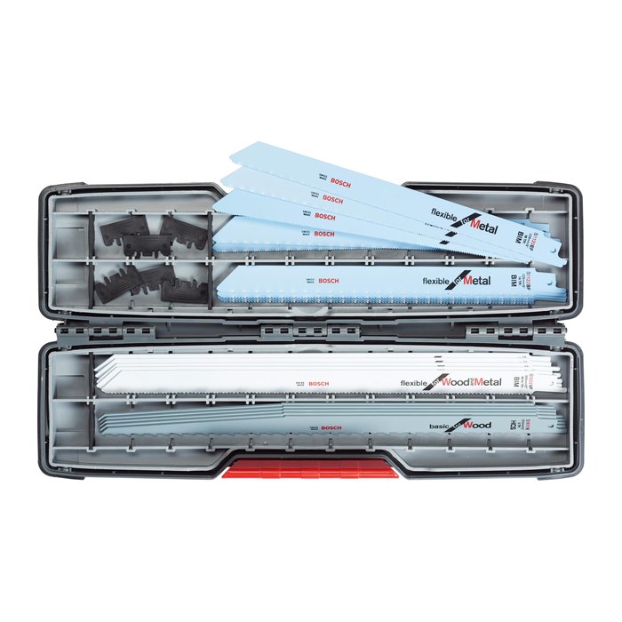BOSCH ToughBox für Wood and Metal Säbelsägeblätter-Set 20-teilig, 1 St.