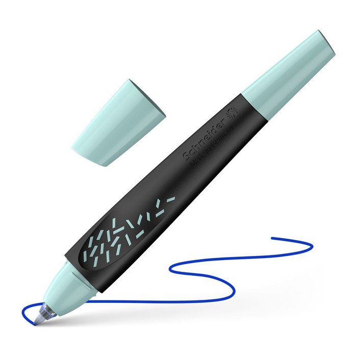 Schneider Breeze Tintenroller schwarz-mint 0,6 mm, Schreibfarbe: blau, 1 St.