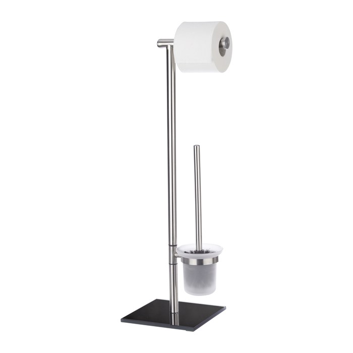 WENKO WC-Garnitur Lima silber Metall, 1 St.
