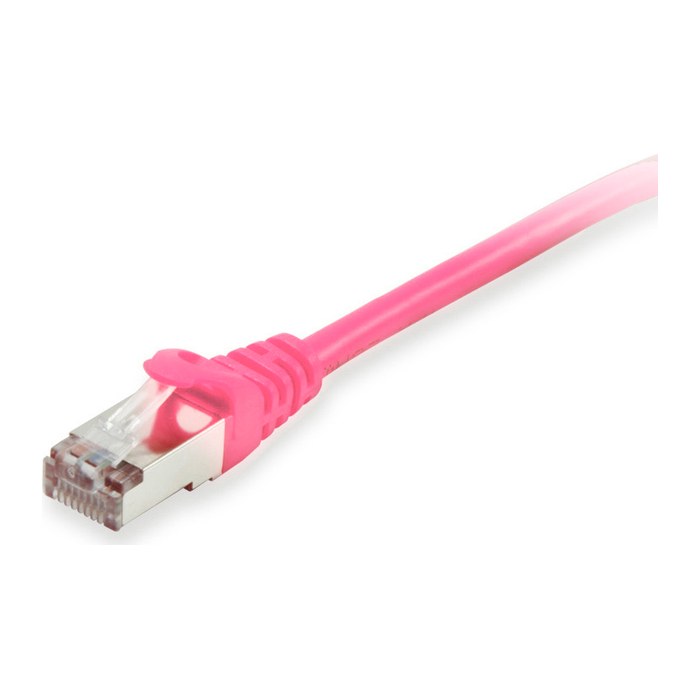Equip Patchkabel Cat6A S/FTP 2xRJ45 1.50m pink LSZH Polybeutel