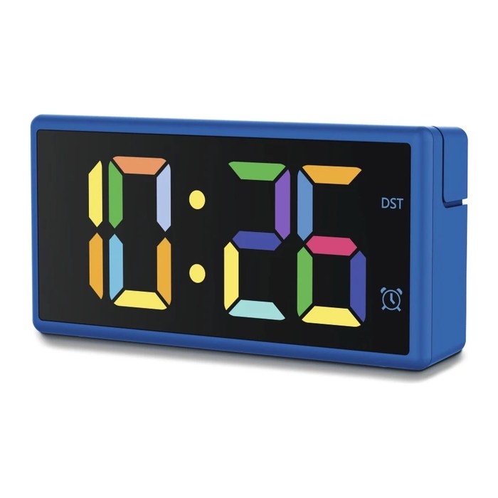hama digitaler Wecker Ibiza blau Kunststoff 15,0 x 7,5 cm