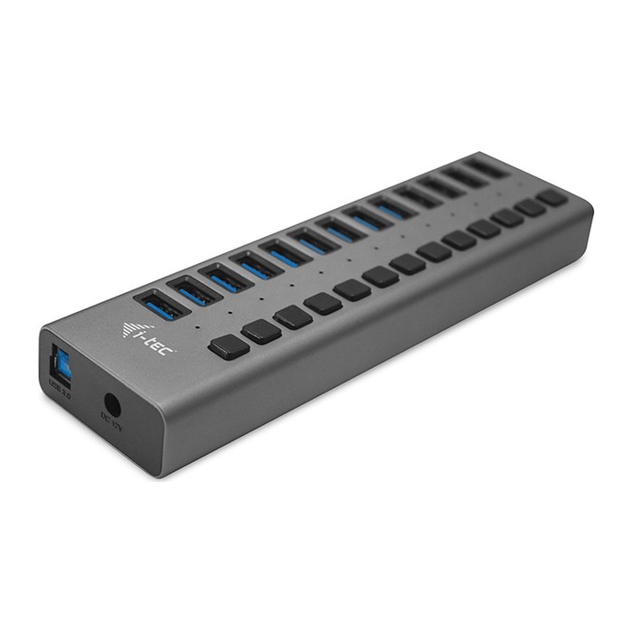 i-tec® USB-Hub USB 3.0 Charging 13-fach grau