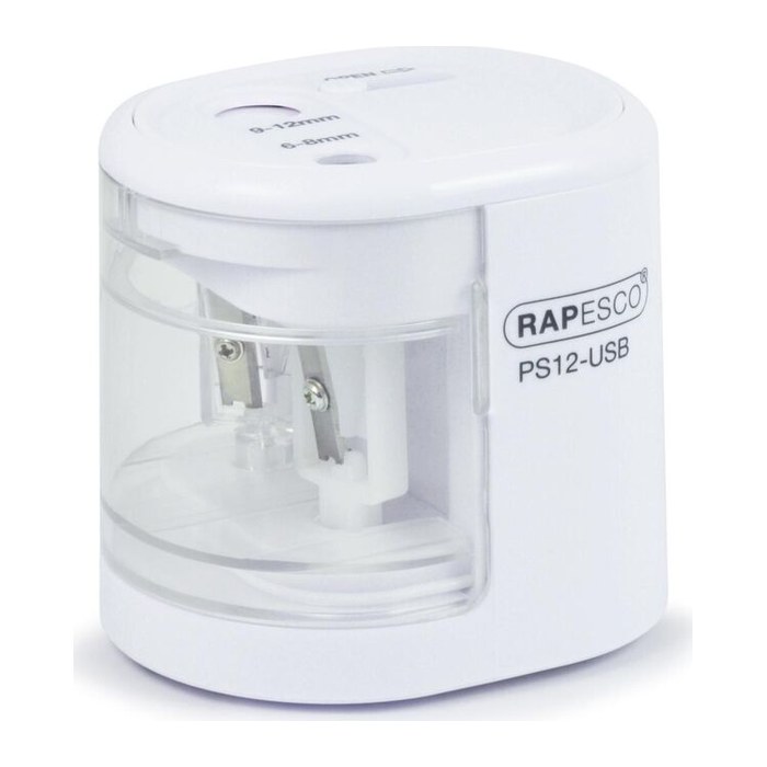 RAPESCO® elektrischer Anspitzer PS12 weiß