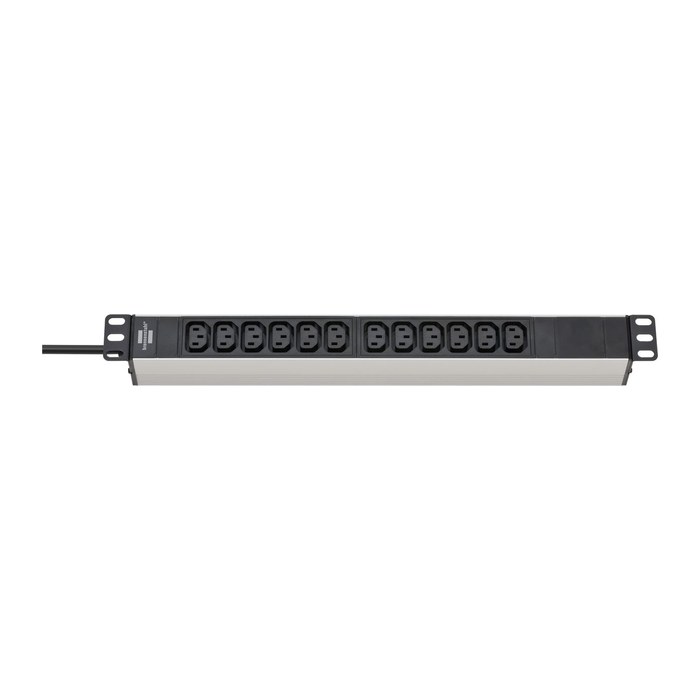 Brennenstuhl Steckdosenleiste Alu-Line 48.3cm 12xC13 2m