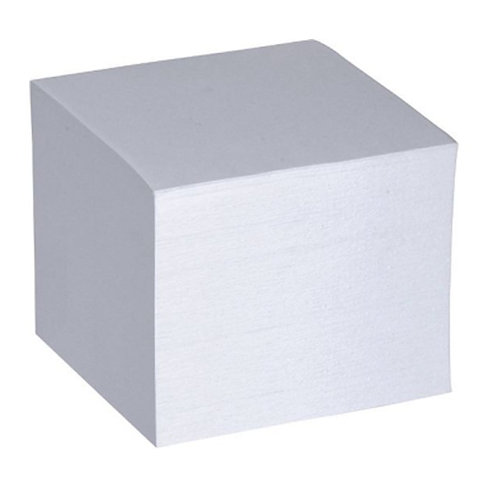 LANDRE Zettelklotz geleimt 9x9 cm ca. 700 Blatt weiß