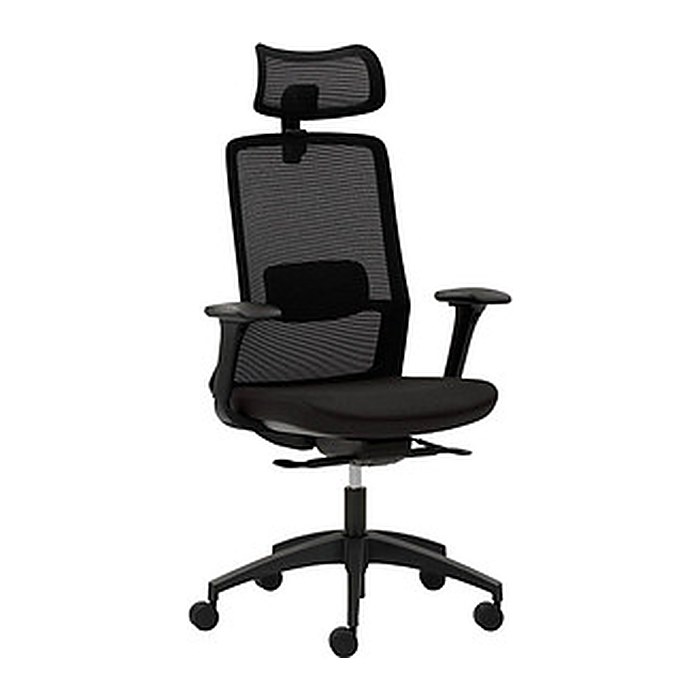 Mayer Bürostuhl, 2481_KS Stoff schwarz, Gestell schwarz
