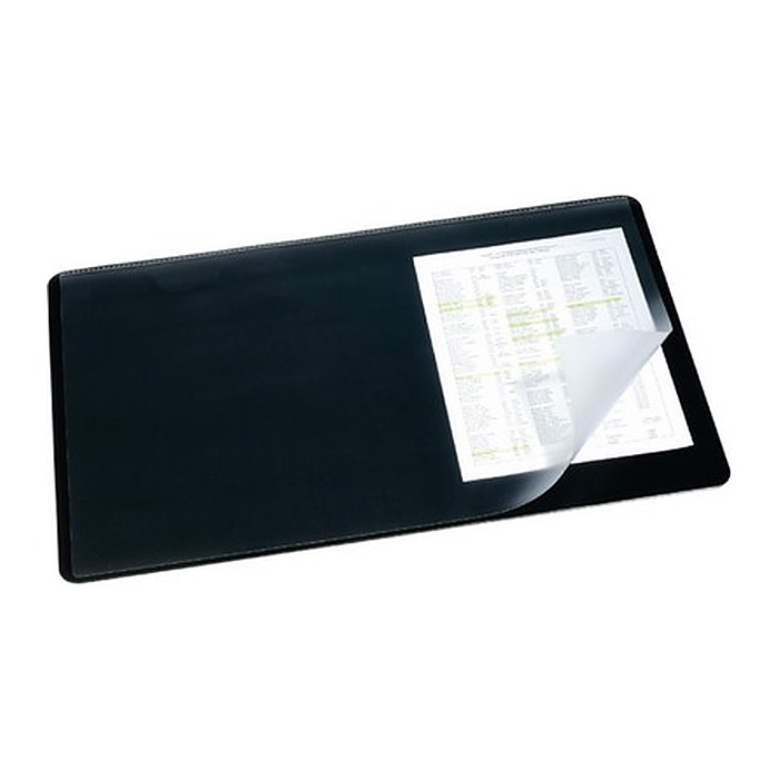 DURABLE Schreibtischunterlage transp Overlay 65x52cm schw