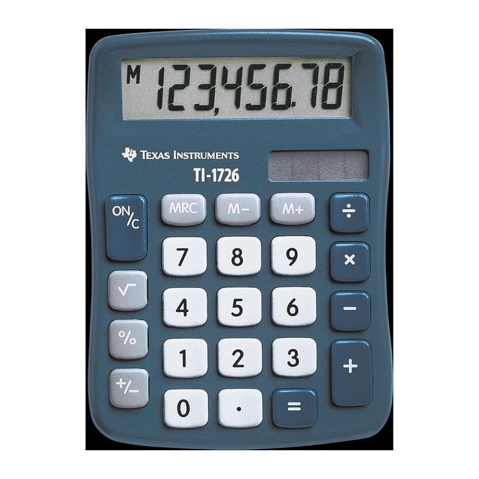 TEXAS INSTRUMENTS TI-1726 Taschenrechner blau