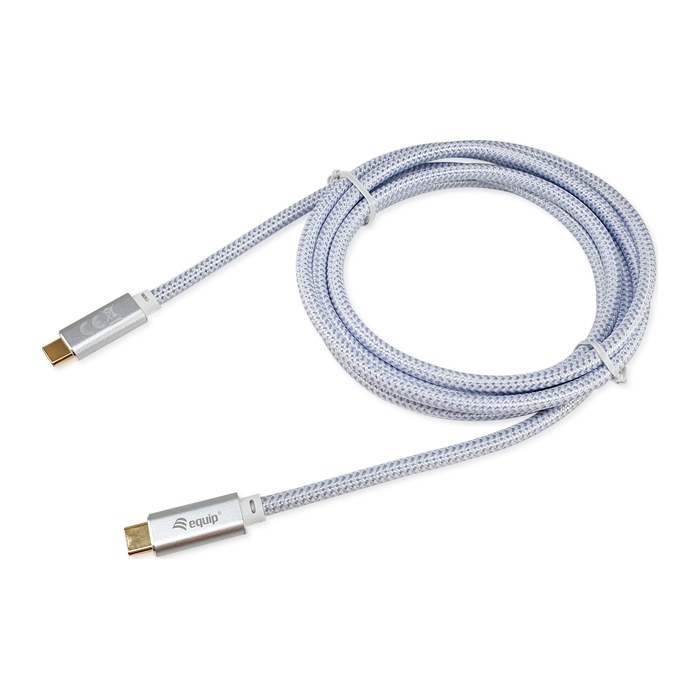 Equip Kabel USB-C3.2->C Gen2 4K PD100W St/St 3.00m weiß
