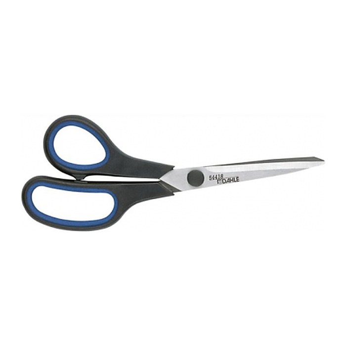 DAHLE Linkshänder-Schere Office Comfort-Grip schwarz-blau 14,0 cm