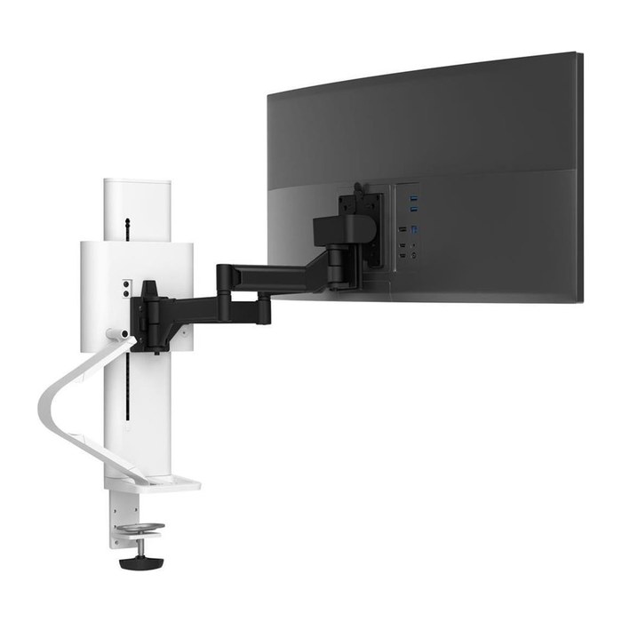 ergotron Monitor-Halterung TRACE 45-630-216 weiß für 1 Monitor, Tischklemme