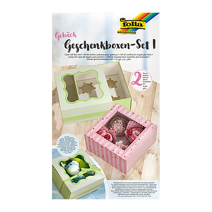 folia Set I Geschenkboxen-Set bunt, 1 St.