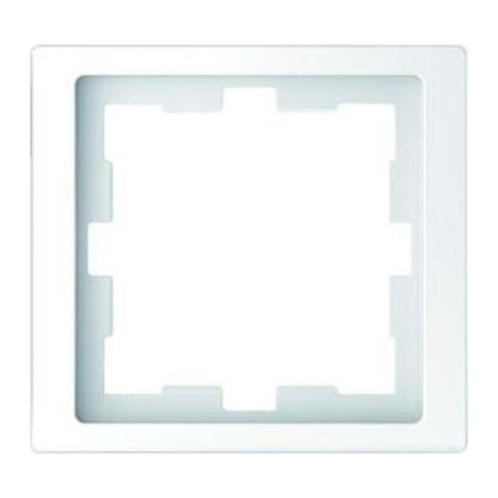 MERTEN 1-fach Steckdosenrahmen MEG4010-6535 D-Life weiß 8,1 x 8,1 cm, 1 St.