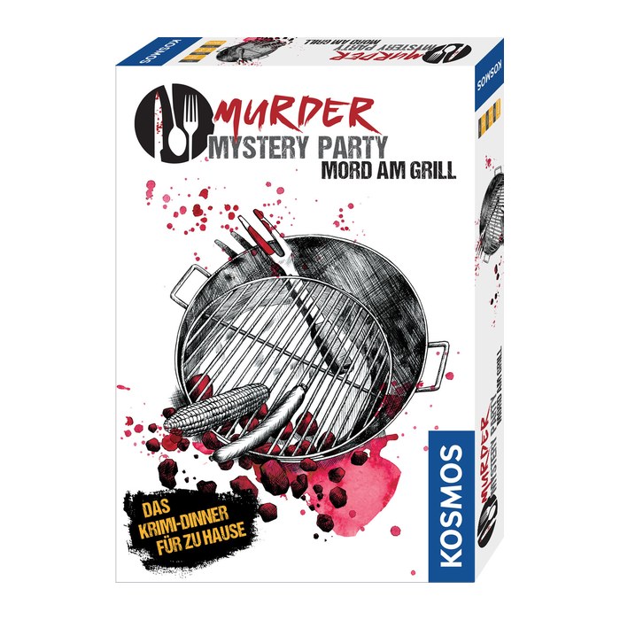 KOSMOS Murder Mystery Party Mord am Grill Krimmidinner für Zuhause, 1 St.