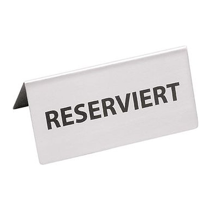 contacto RESERVIERT Tischnummern, 1 St.