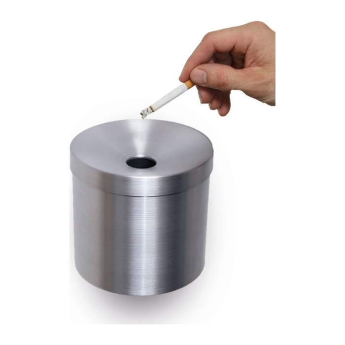 SZ Metall ALU Wandaschenbecher silber, 1 St.