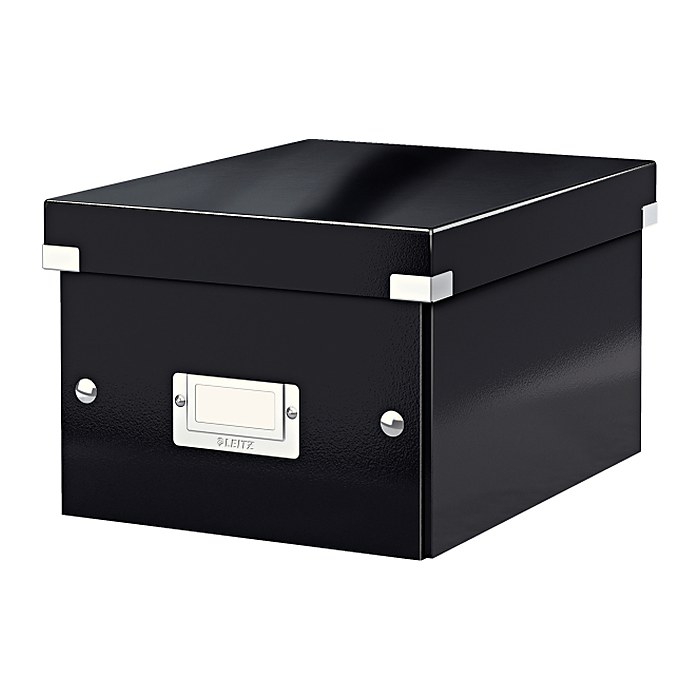 LEITZ Click & Store Aufbewahrungsbox 7,4 l schwarz 21,6 x 28,2 x 16,0 cm, 1 St.