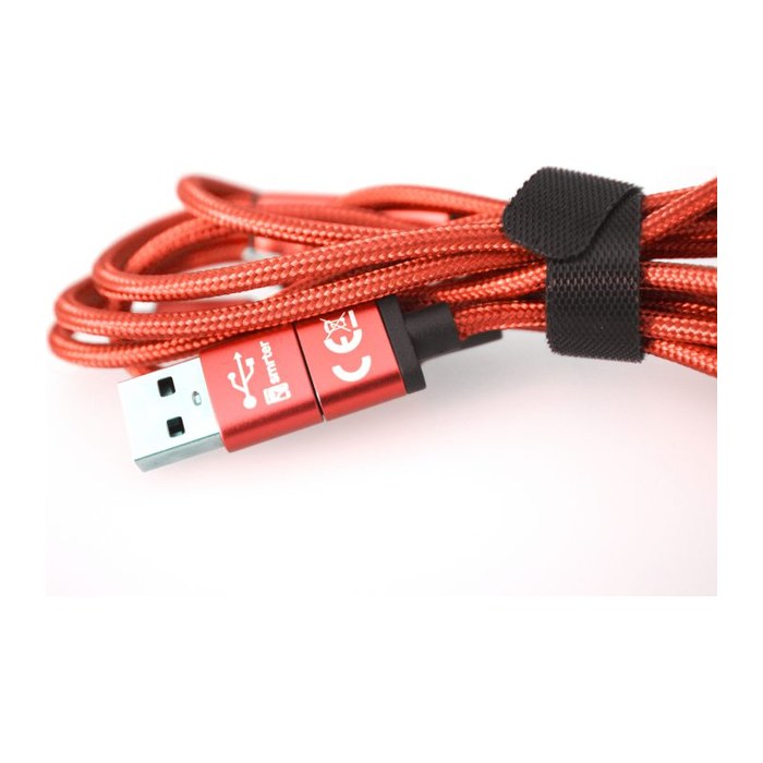 smrter Hydra ULTRA 5in1 Nylon-Ladekabel, 120cm, red retail