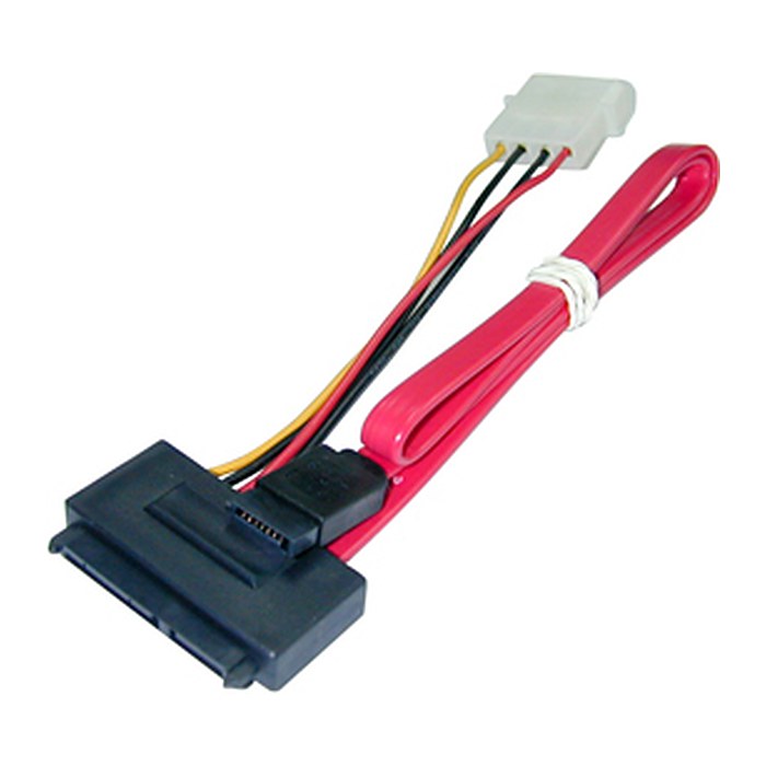 LINDY 0.3m Internes SATA- & Stromkabel passiv