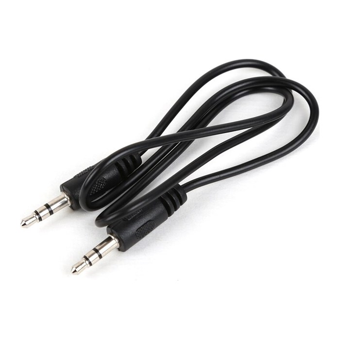 2GO AUX Stereo-Audio-Kabel - schwarz - 150cm