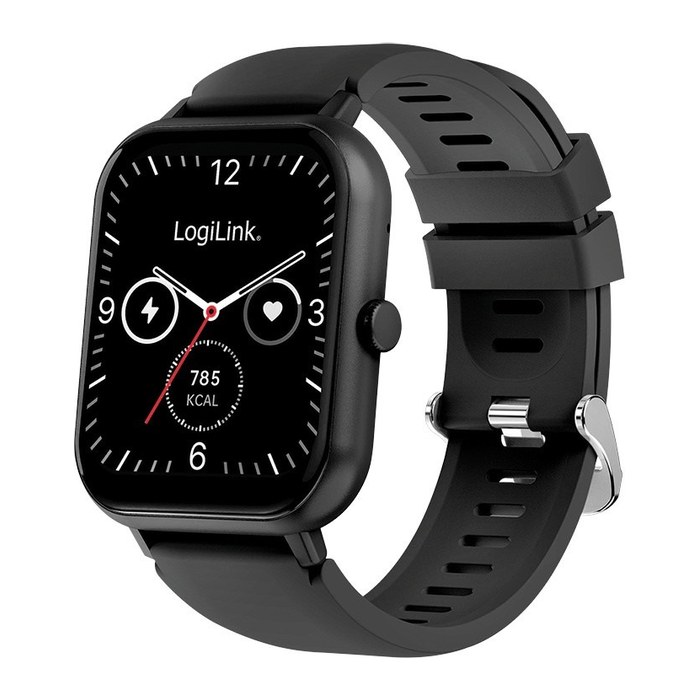 Logilink Smartwatch Edge 1,83" LCD Touchscreen BT5.2 black