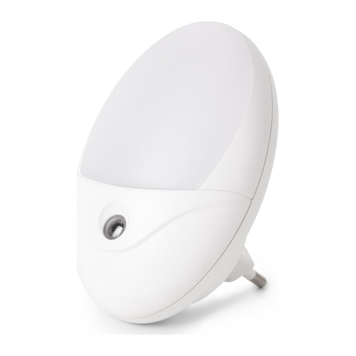Entac Nachtlicht 0.5W Oval CW White Dämmerungssensor